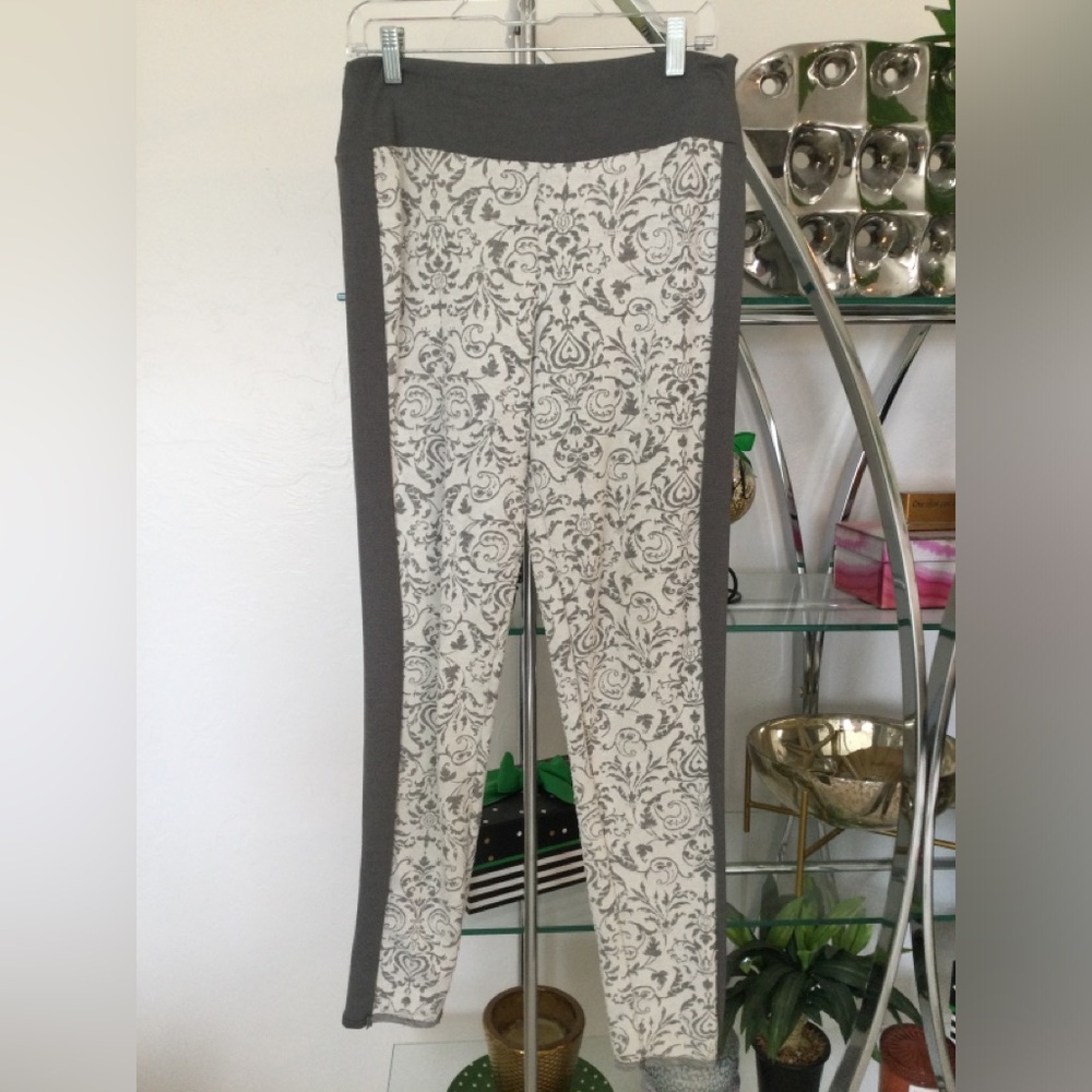 Mixed fabric leggings by NoBlu. Never worn. Boutique label. Very textured